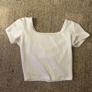 Hollister square neck baby tee